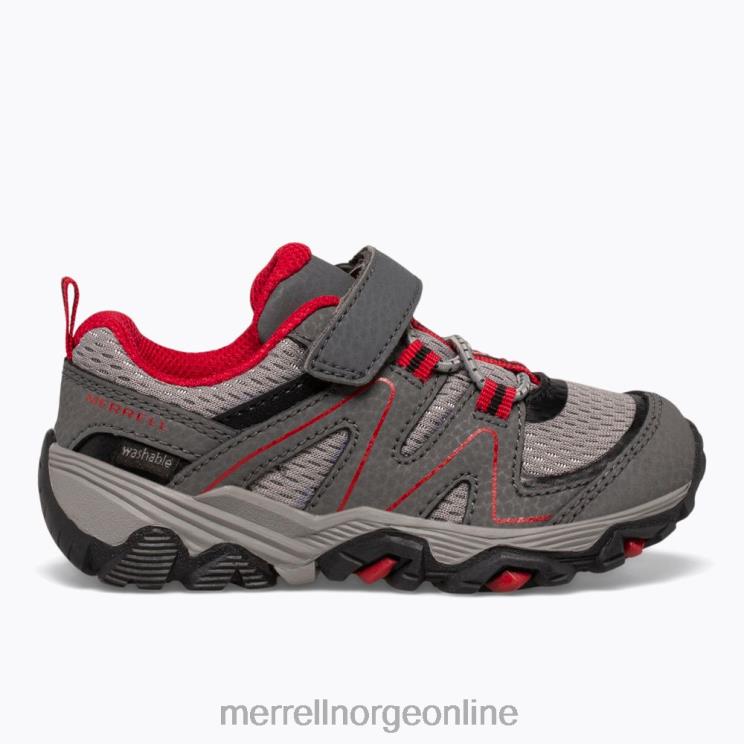 Merrell barn 004LV1348 trail quest jr. (ml263182) sko grå/rød/svart