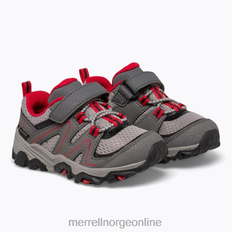 Merrell barn 004LV1348 trail quest jr. (ml263182) sko grå/rød/svart