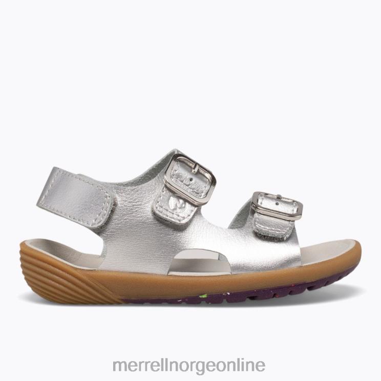 Merrell barn 004LV1402 sandal med bare trinn (ml161231) sko sølv