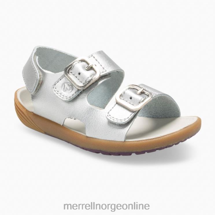 Merrell barn 004LV1402 sandal med bare trinn (ml161231) sko sølv