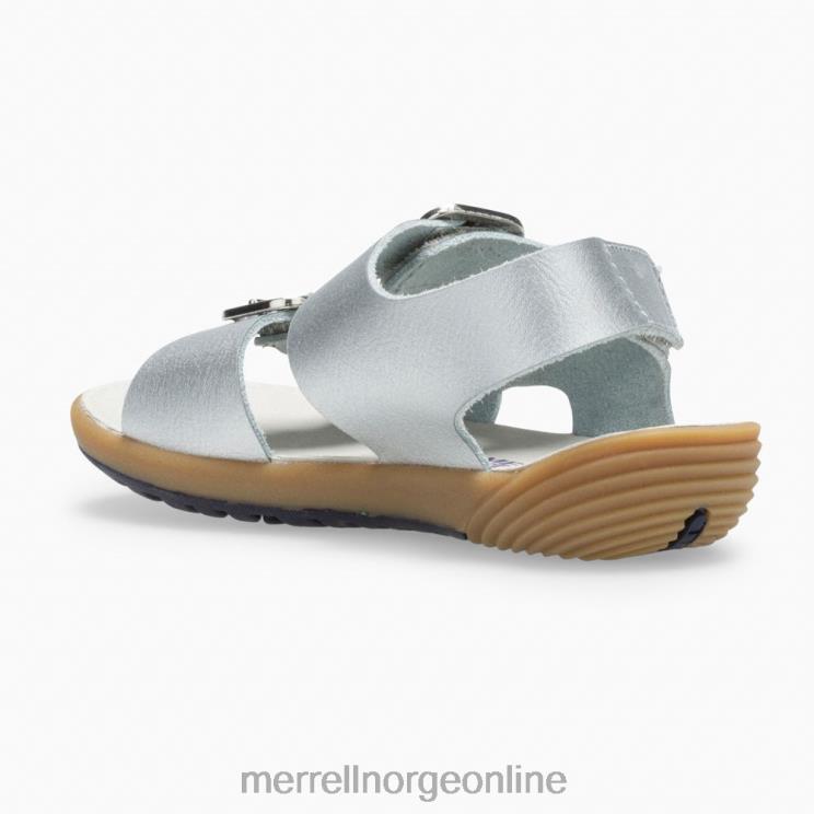 Merrell barn 004LV1402 sandal med bare trinn (ml161231) sko sølv