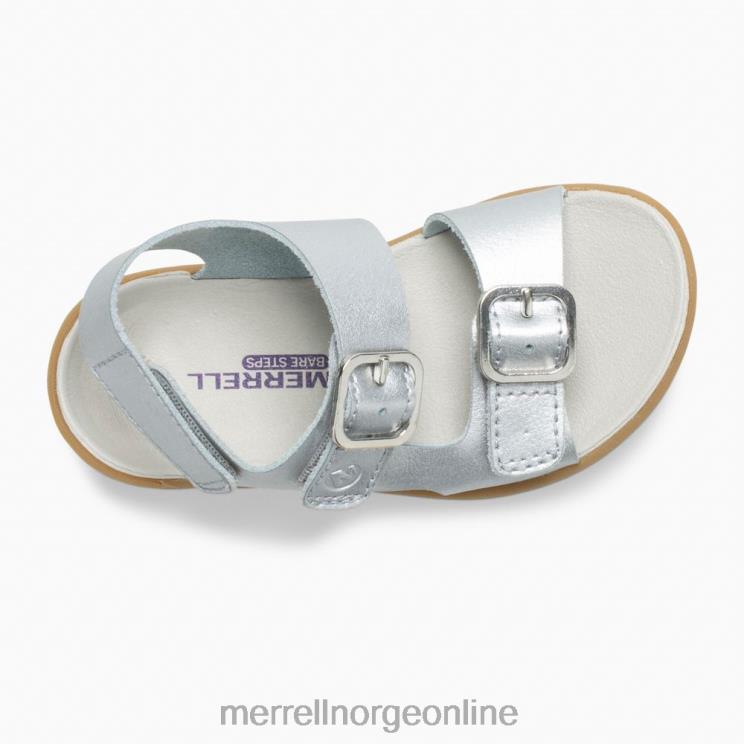 Merrell barn 004LV1402 sandal med bare trinn (ml161231) sko sølv