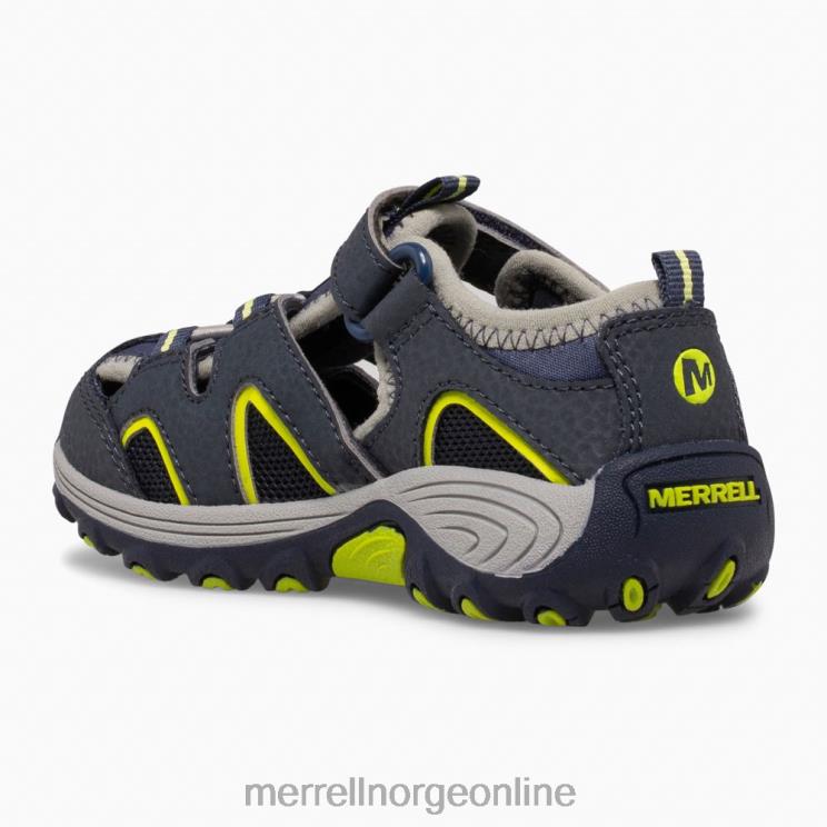 Merrell barn 004LV1406 hydro h2o hiker jr sandal (ml265932) sko marine/lime