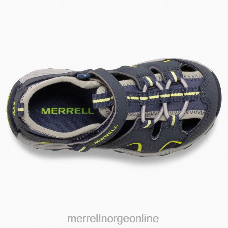 Merrell barn 004LV1406 hydro h2o hiker jr sandal (ml265932) sko marine/lime