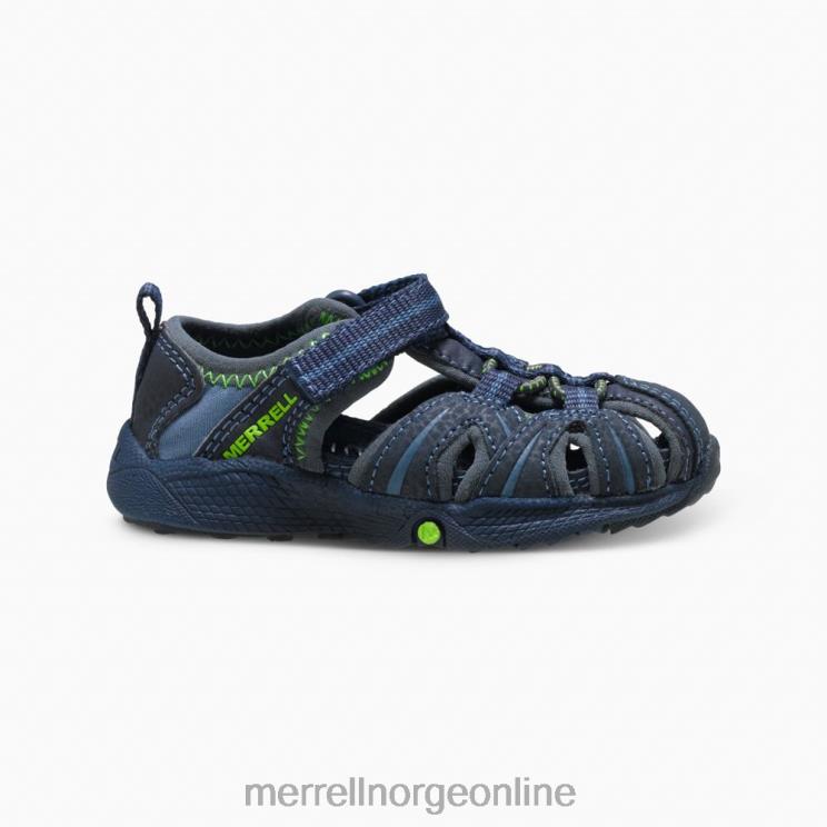 Merrell barn 004LV1407 hydro jr. sandal (mt53375) sko marine/grønn