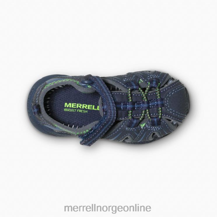 Merrell barn 004LV1407 hydro jr. sandal (mt53375) sko marine/grønn