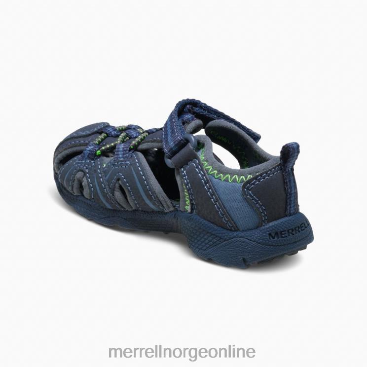 Merrell barn 004LV1407 hydro jr. sandal (mt53375) sko marine/grønn