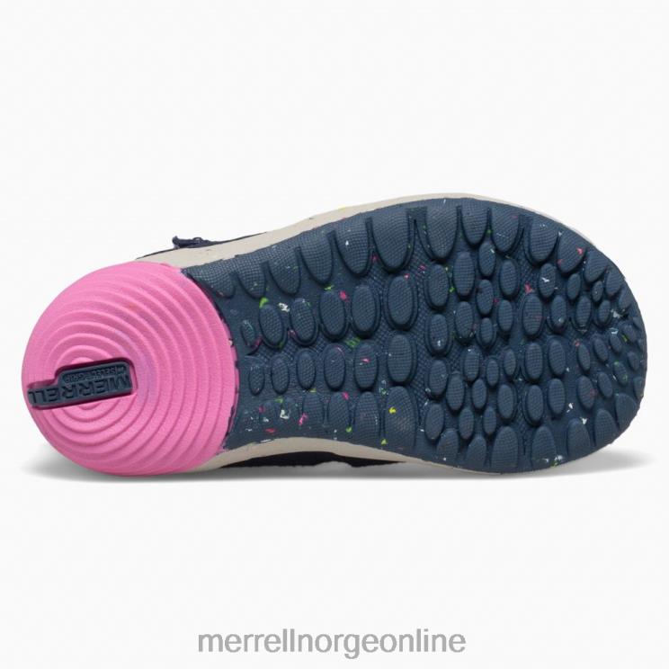 Merrell barn 004LV1458 bare steps ridge jr hiker (ml166271) sko marine/rosa