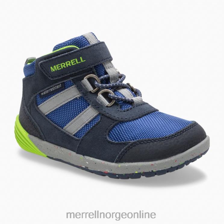 Merrell barn 004LV1459 bare steps ridge jr hiker (ml262608) sko marine/grønn