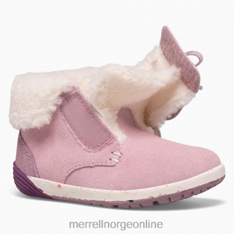 Merrell barn 004LV1467 bare steps kakao jr. oppstart (ml166246) sko støvete rosa