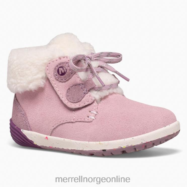 Merrell barn 004LV1467 bare steps kakao jr. oppstart (ml166246) sko støvete rosa