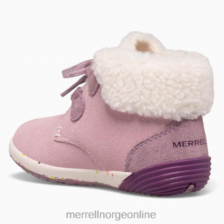 Merrell barn 004LV1467 bare steps kakao jr. oppstart (ml166246) sko støvete rosa