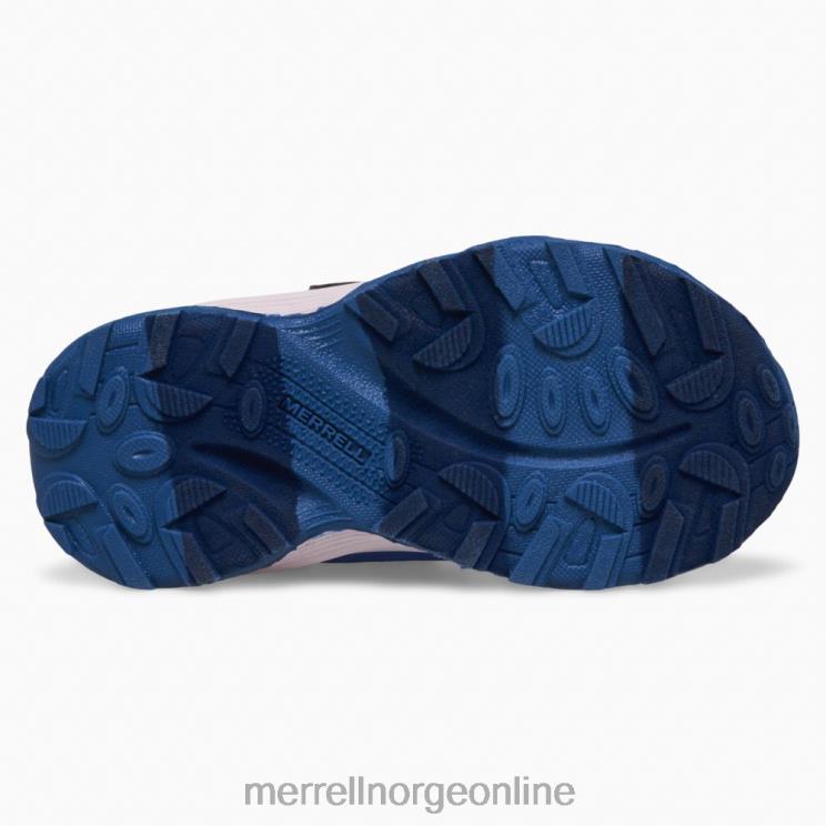 Merrell barn 004LV1369 moab hastighet lav a/c jr. vanntett joggesko (ml167123) sko blå/bær/turkis