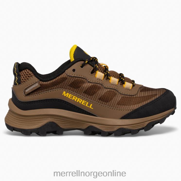 Merrell barn 004LV1372 moab hastighet lav vanntett (mk265941) sko valnøtt