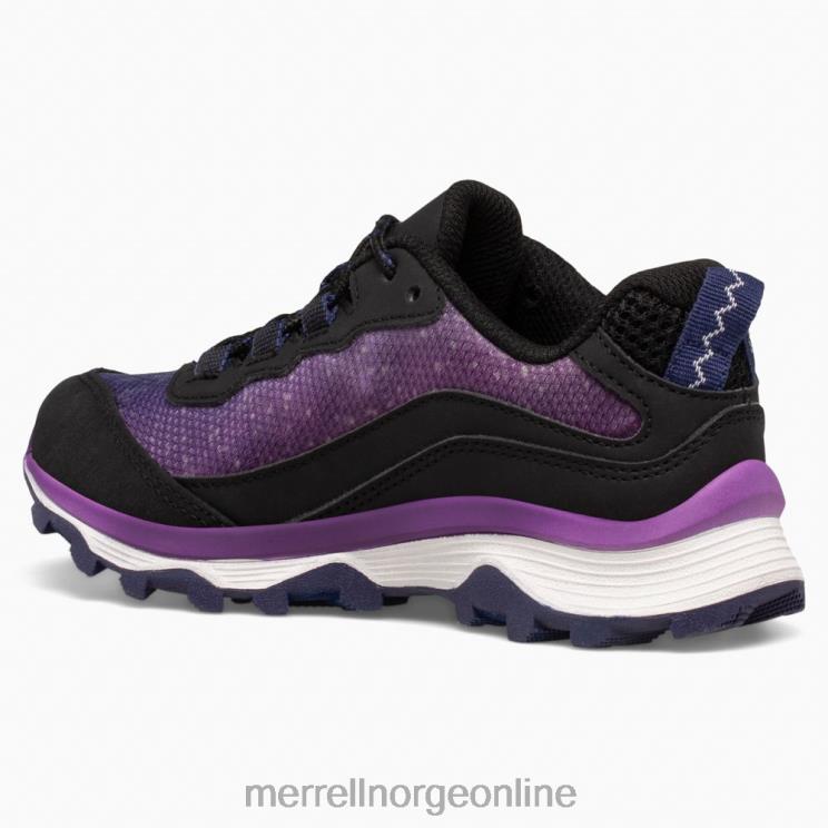 Merrell barn 004LV1375 moab hastighet lav vanntett (mk266283) sko galaktisk