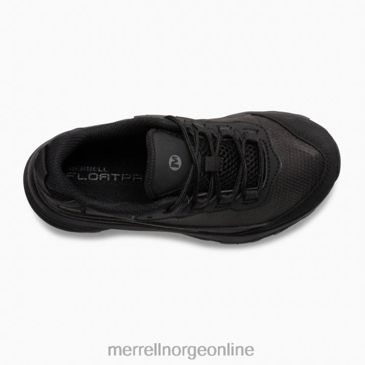 Merrell barn 004LV1377 moab hastighet lav vanntett (mk265866) sko trippel svart