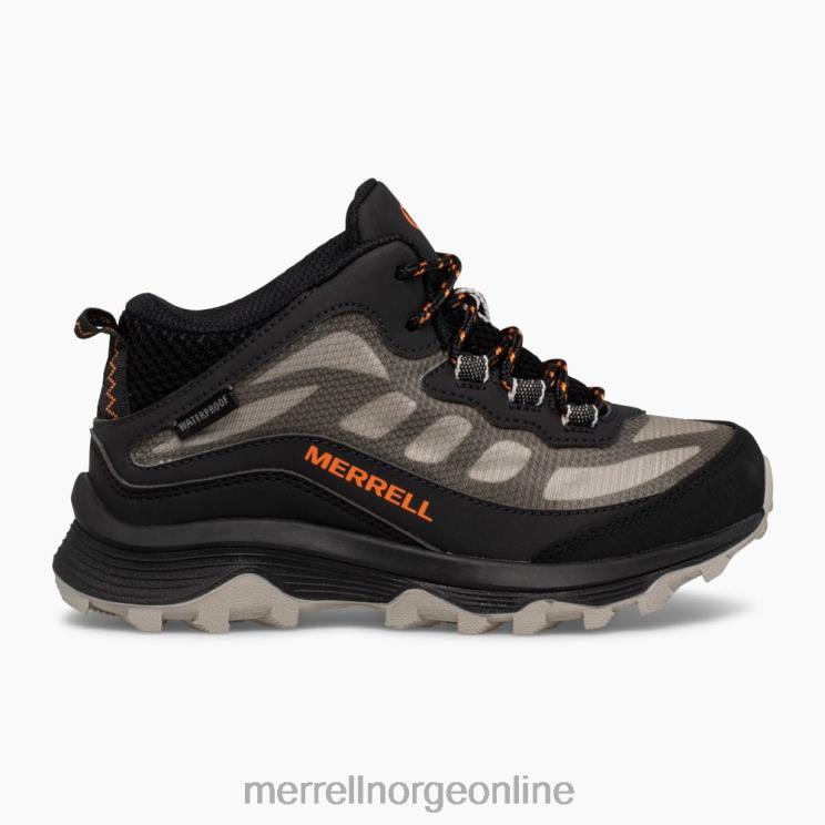 Merrell barn 004LV1378 moab speed mid vanntett (mk265424) sko svart