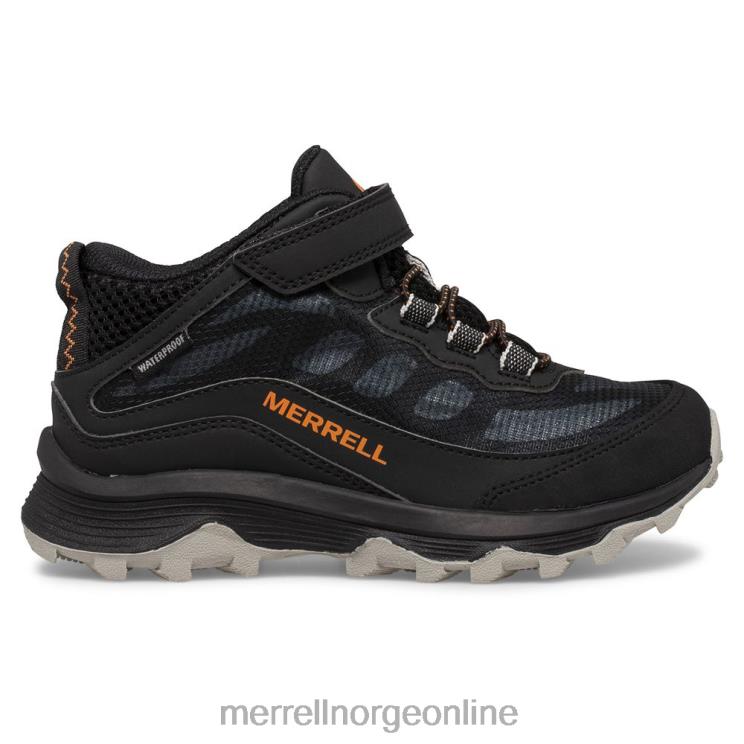 Merrell barn 004LV1385 moab speed mid a/c vanntett (mk265951) sko svart