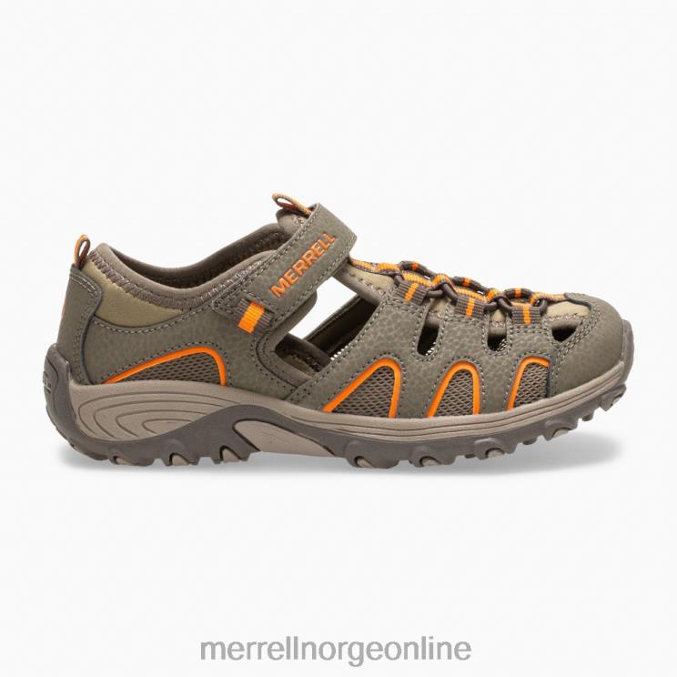 Merrell barn 004LV1411 hydro h2o tursandaler (mk261856k) sko våpenrøyk/oransje