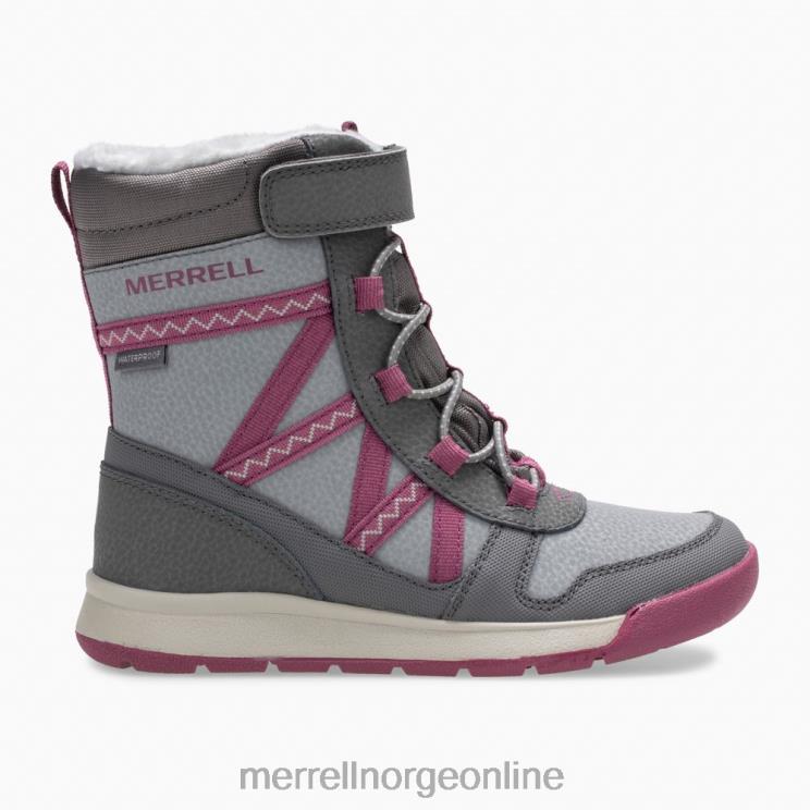 Merrell barn 004LV1506 snow crush 2.0 vanntett støvel (mk163129k) sko grå/bær