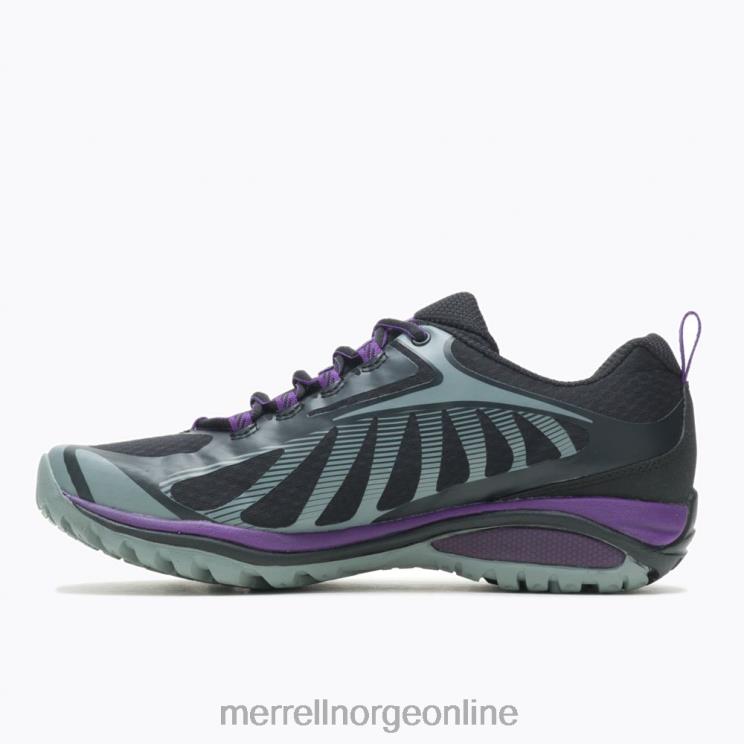 Merrell kvinner 004LV1069 sirene kant 3 bred bredde (j034438w) sko svart/acai