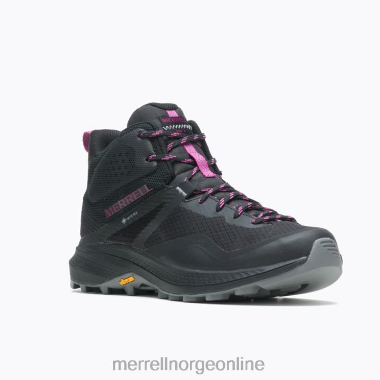 Merrell kvinner 004LV1165 mqm 3 mid gore-tex (j135520) sko svart/fuchsia
