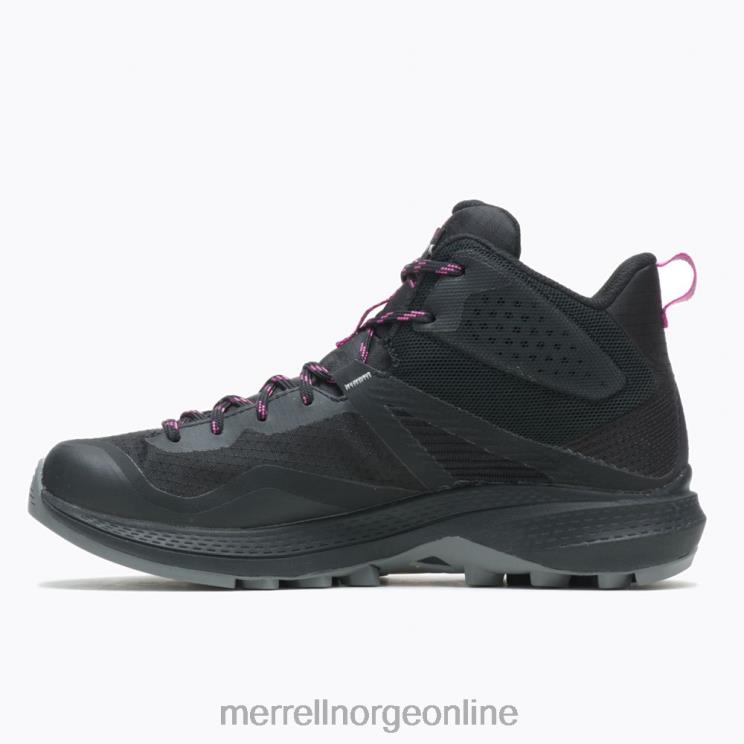 Merrell kvinner 004LV1165 mqm 3 mid gore-tex (j135520) sko svart/fuchsia