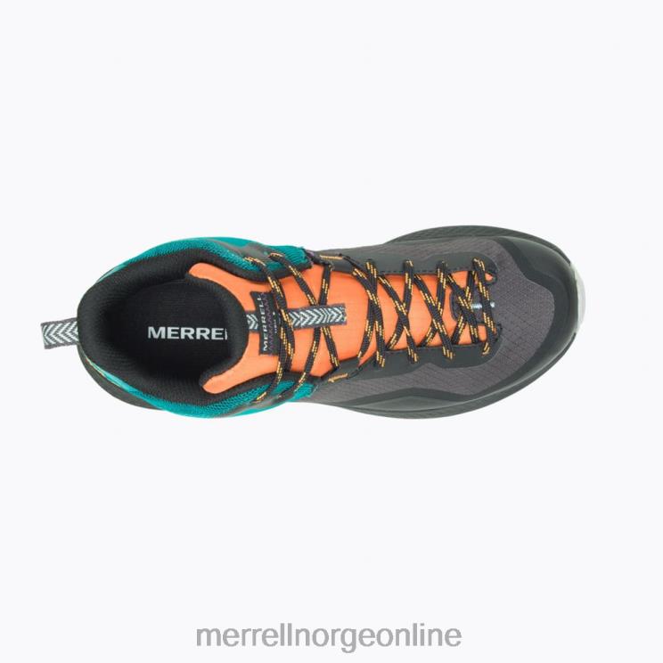Merrell kvinner 004LV1167 mqm 3 mid gore-tex (j135528) sko mandarin/blågrønn