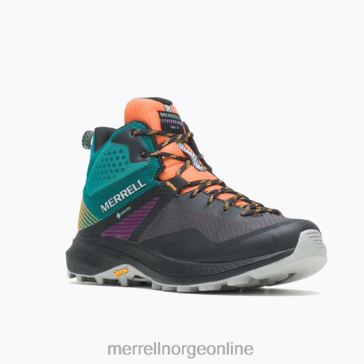 Merrell kvinner 004LV1167 mqm 3 mid gore-tex (j135528) sko mandarin/blågrønn