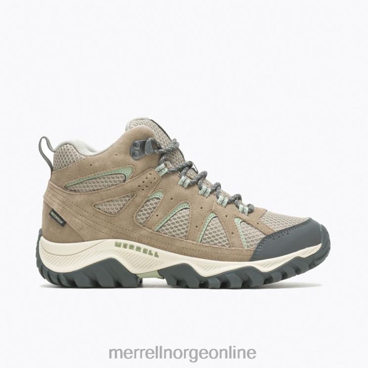 Merrell kvinner 004LV1256 oakcreek mid vanntett (j035916) sko brindle