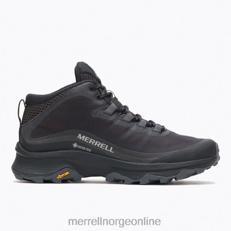 Merrell kvinner 004LV877 moab speed mid gore-tex (j067174) sko svart/asfalt