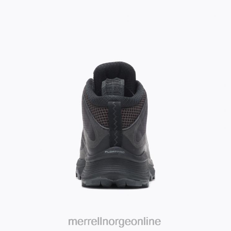 Merrell kvinner 004LV877 moab speed mid gore-tex (j067174) sko svart/asfalt