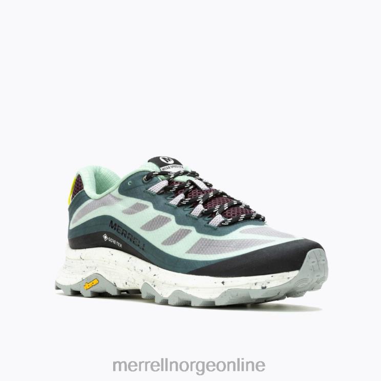 Merrell kvinner 004LV987 moab speed gore-tex (j067518) sko jade/multi