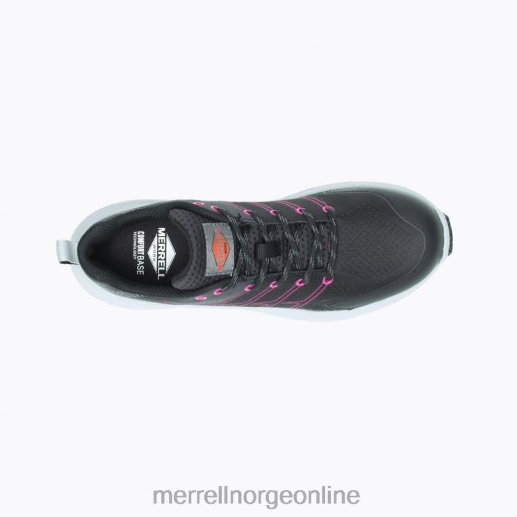 Merrell kvinner 004LV1237 moab flight karbonfiber (j005174) sko svart/fuchsia