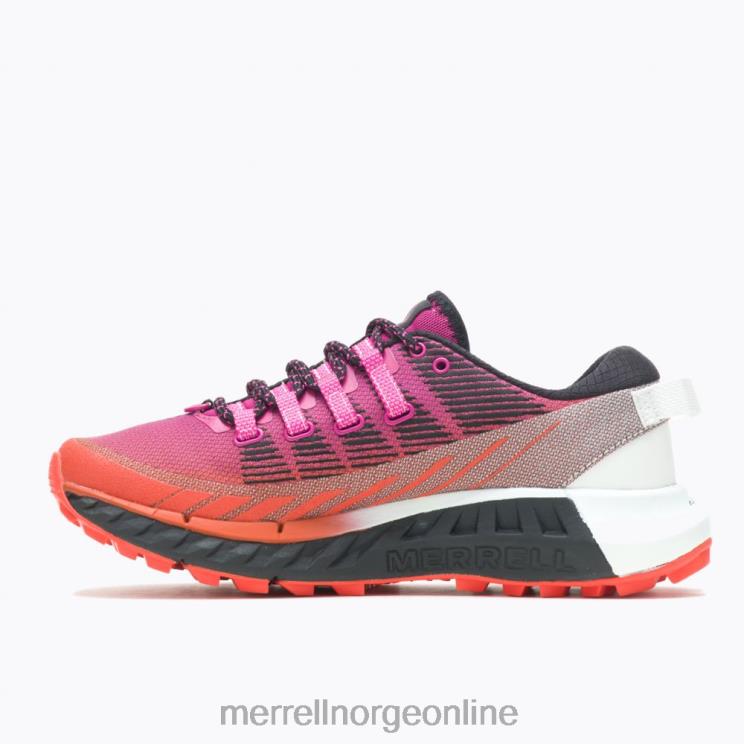 Merrell kvinner 004LV925 agility peak 4 (j067524) sko fuchsia/mandarin