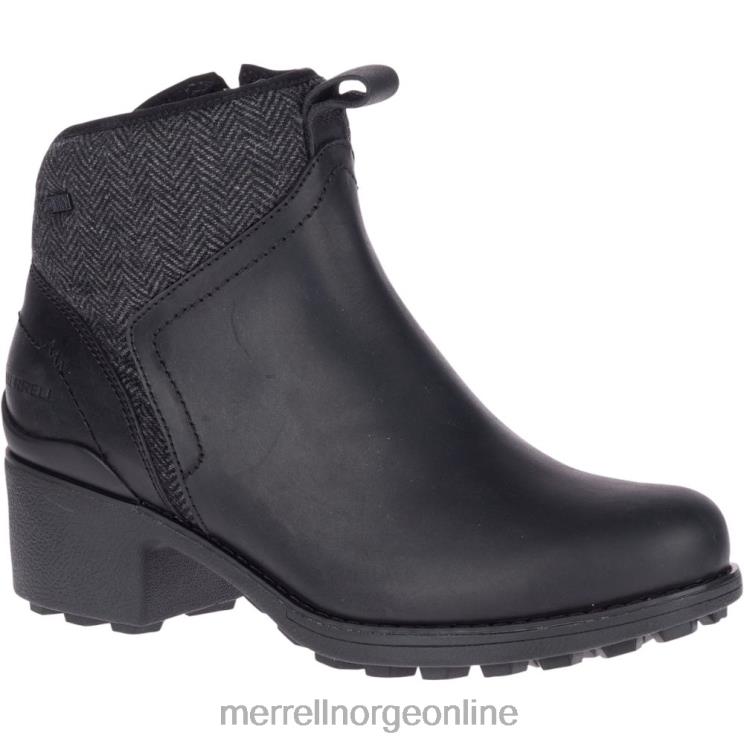 Merrell kvinner 004LV1151 chateau ii mid pull vanntett (j000886) sko svart/kull