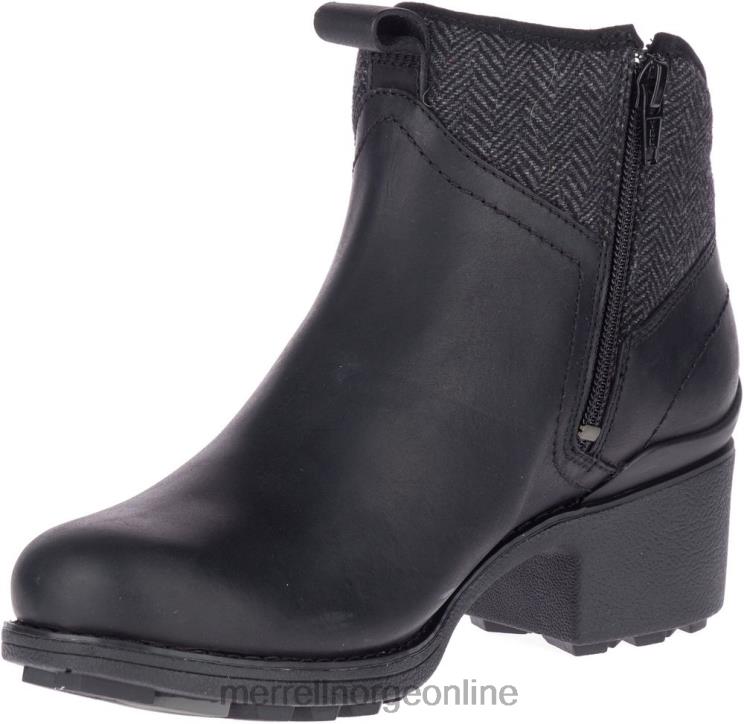 Merrell kvinner 004LV1151 chateau ii mid pull vanntett (j000886) sko svart/kull