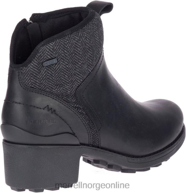 Merrell kvinner 004LV1151 chateau ii mid pull vanntett (j000886) sko svart/kull