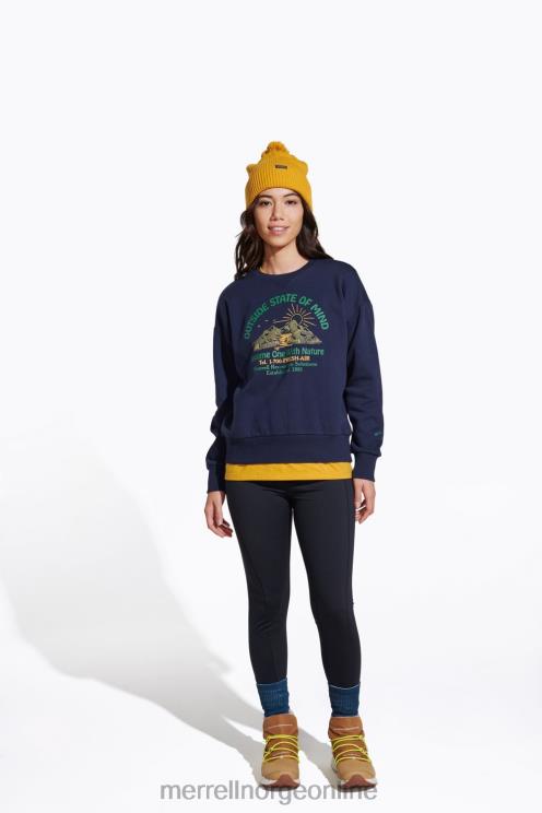 Merrell kvinner 004LV1153 utvendig sinnstilstand mannskap (jwf26634-353) klær marinen