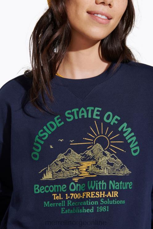 Merrell kvinner 004LV1153 utvendig sinnstilstand mannskap (jwf26634-353) klær marinen