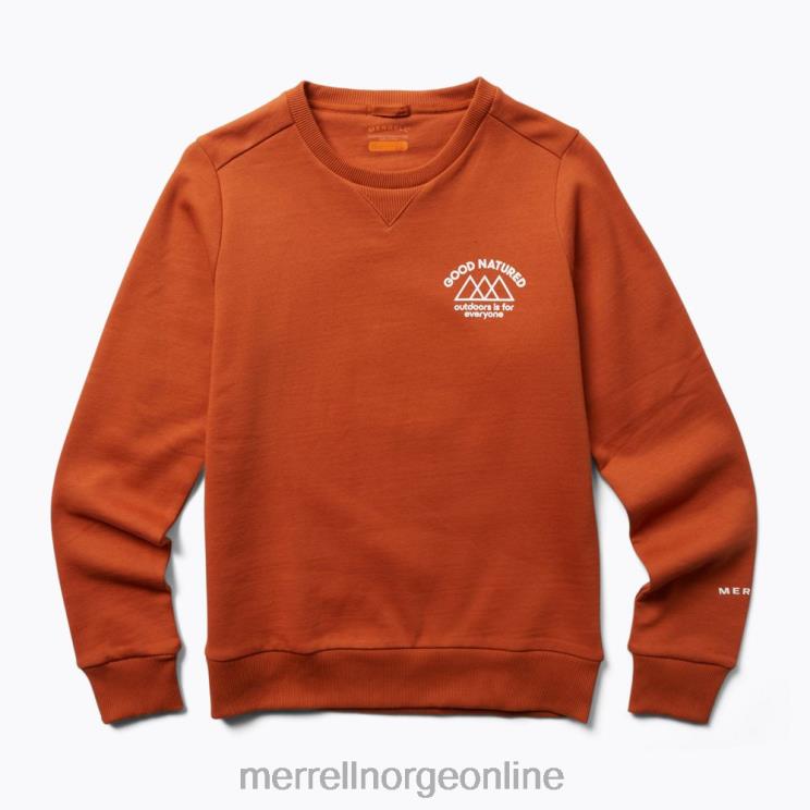 Merrell kvinner 004LV1230 godmodig fleece crew neck (jwf26633-787) klær potters leire