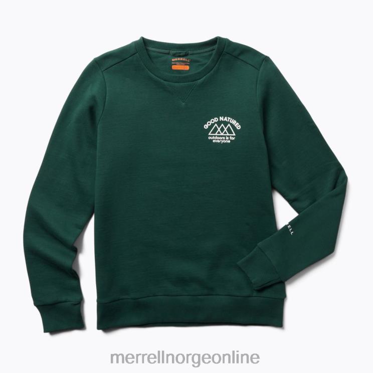 Merrell kvinner 004LV1231 godmodig fleece crew neck (jwf26633-325) klær sjømose