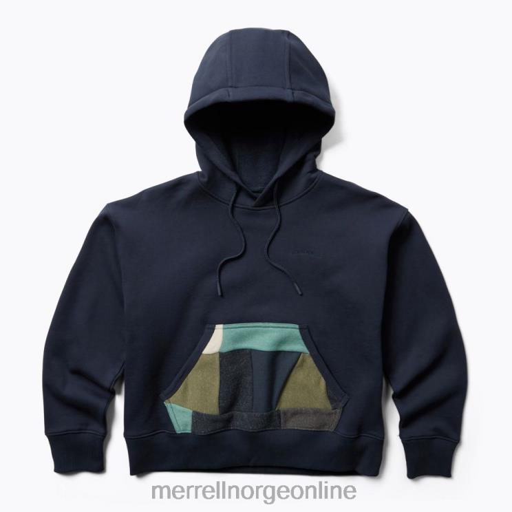 Merrell kvinner 004LV1240 scrap pullover hettegenser (jws26642-353) klær marinen