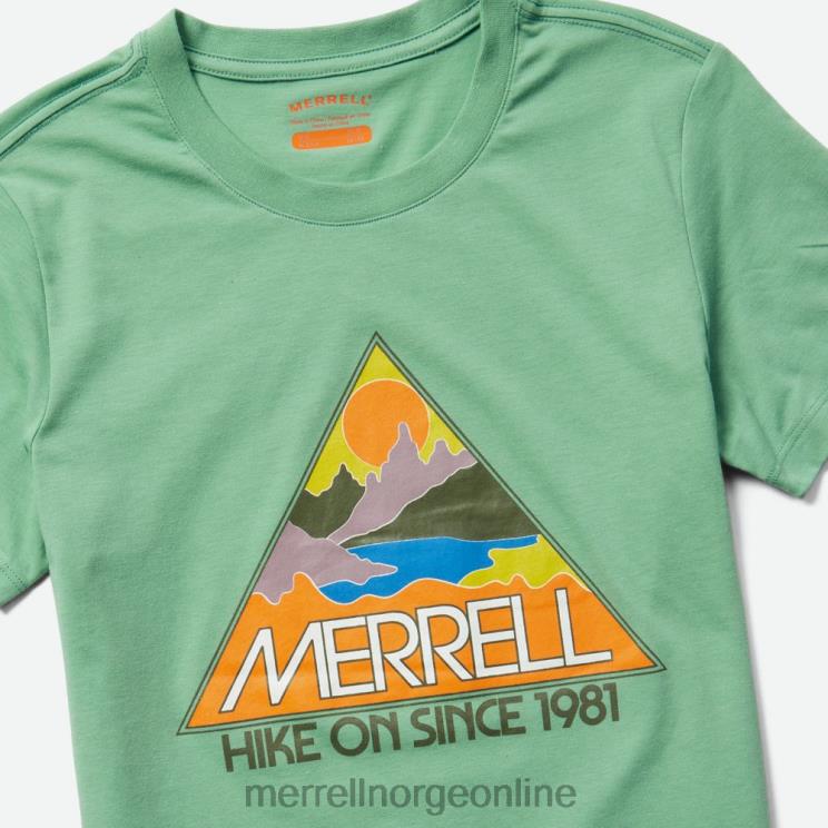 Merrell kvinner 004LV1006 triangel tee (jws26825-306) klær jade