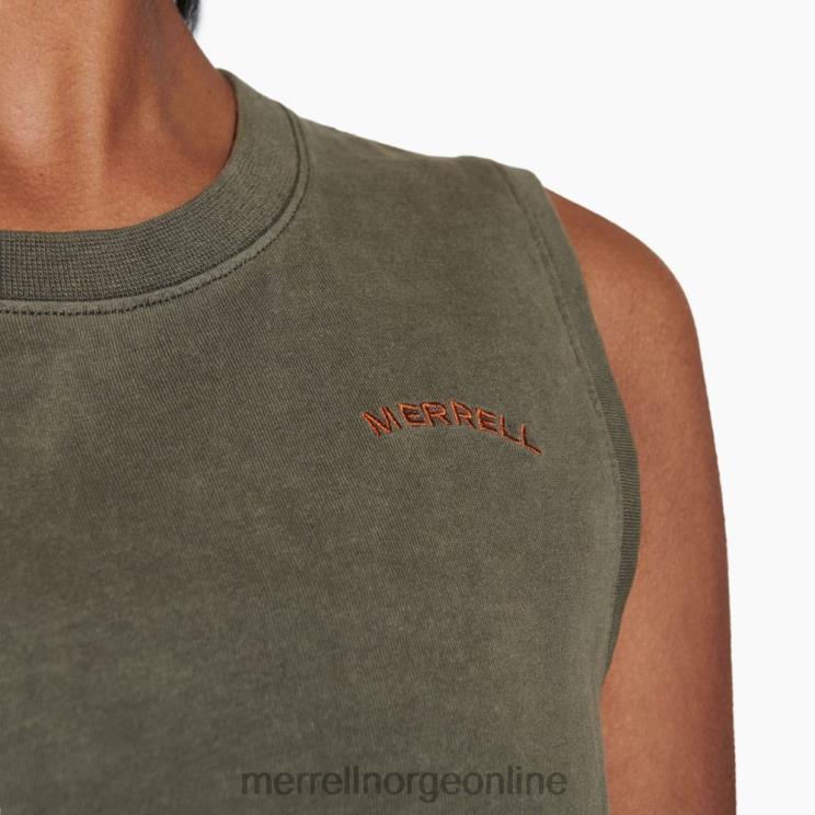 Merrell kvinner 004LV1311 solbakt tank (jws26406-326) klær støvete oliven
