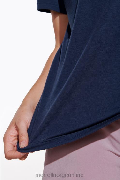 Merrell kvinner 004LV996 hverdags-t-skjorte med tencel (jws26442-353) klær marinen