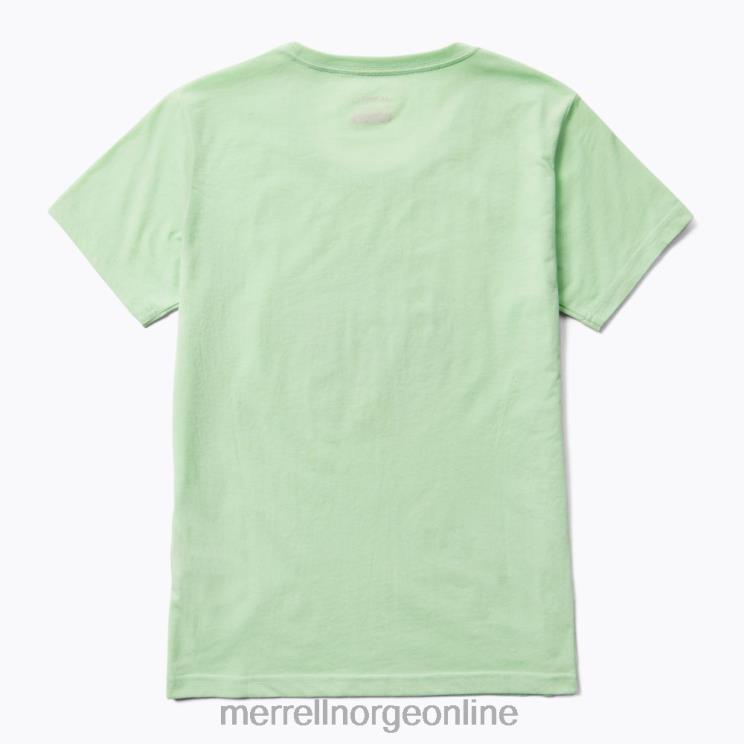 Unlikely Hikers X Merrell kvinner 004LV1266 kortermet t-skjorte (jws26683-330) klær tåkegrønn