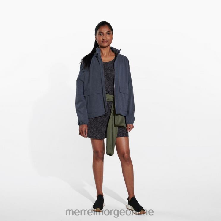 Merrell kvinner 004LV1183 alpint pakkebart regnskall (jws26352-003) klær svart lyng