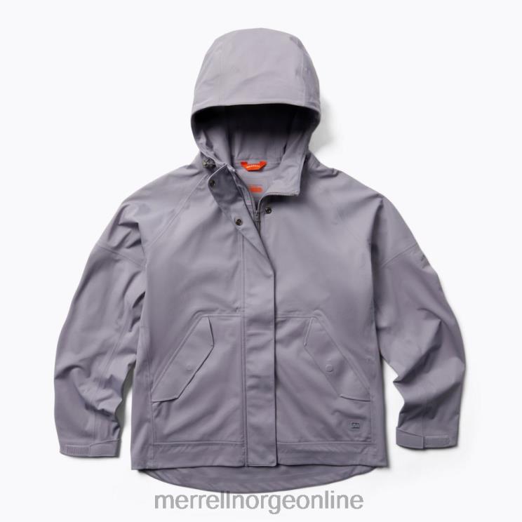 Merrell kvinner 004LV995 hviskende regnskall (jws26351-485) klær sølvkule