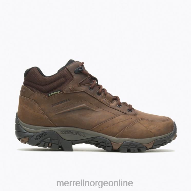 Merrell menn 004LV326 moab adventure mid vanntett bred bredde (j91819w) sko mørk jord